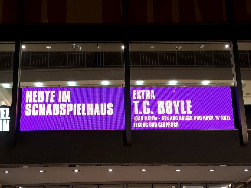 Ein Abend mit T.C. Boyle im Frankfurter Schauspielhaus