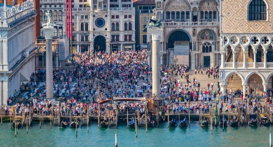 Menschenmassen in Venedig