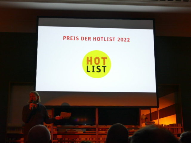 Verleihung des Hotlist-Preis 2022