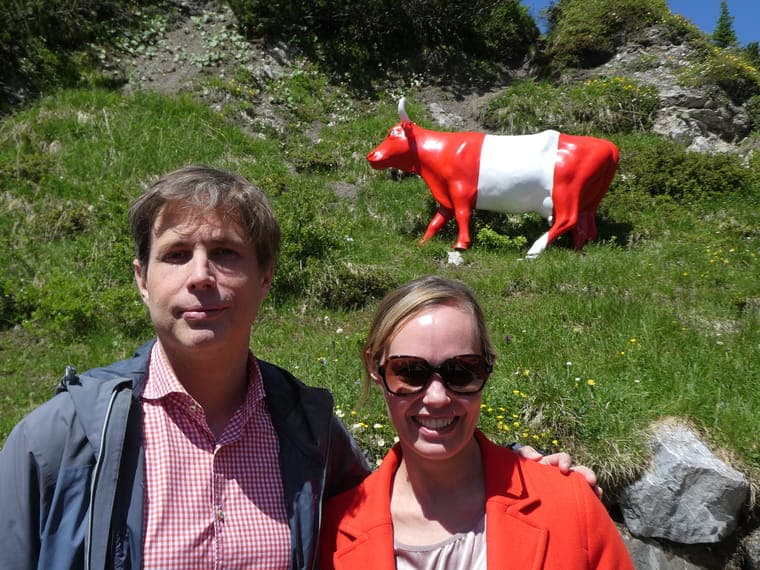 Nicola Steiner und Daniel Kehlmann beim ersten Literaricum in Lech am Arlberg 2021