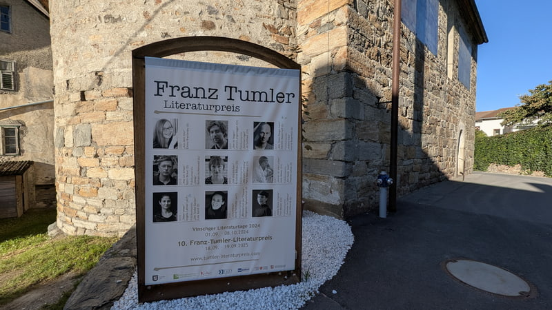 Franz Tumler Literaturpreis in Laas/Südtirol