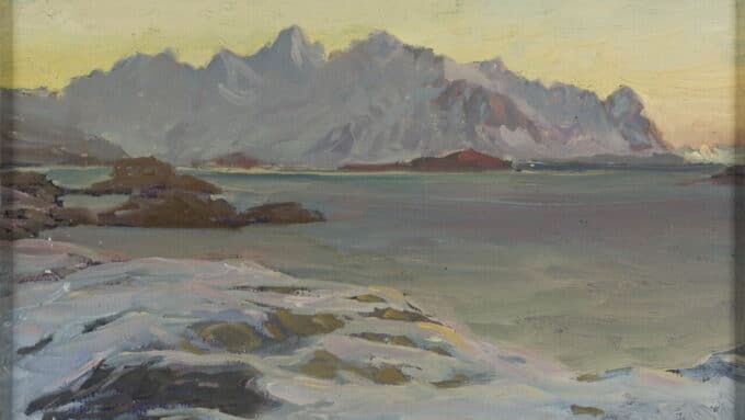 Mountains Study from North Norway von Anna Boberg
