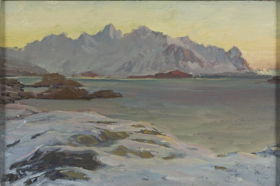 Mountains Study from North Norway von Anna Boberg